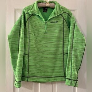 Avalanche Long Sleeve Quarter Zip Zero Restrict Green Jacket Medium